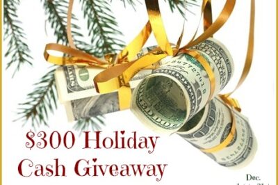 $300 Holiday Cash Giveaway
