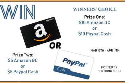 Book-A-Day Giveaway – Amazon Gift Card or Paypal Cash