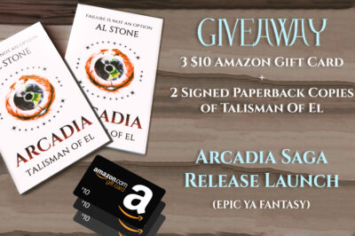 Paperback Release Launch & Giveaway – Arcadia Saga by Al Stone